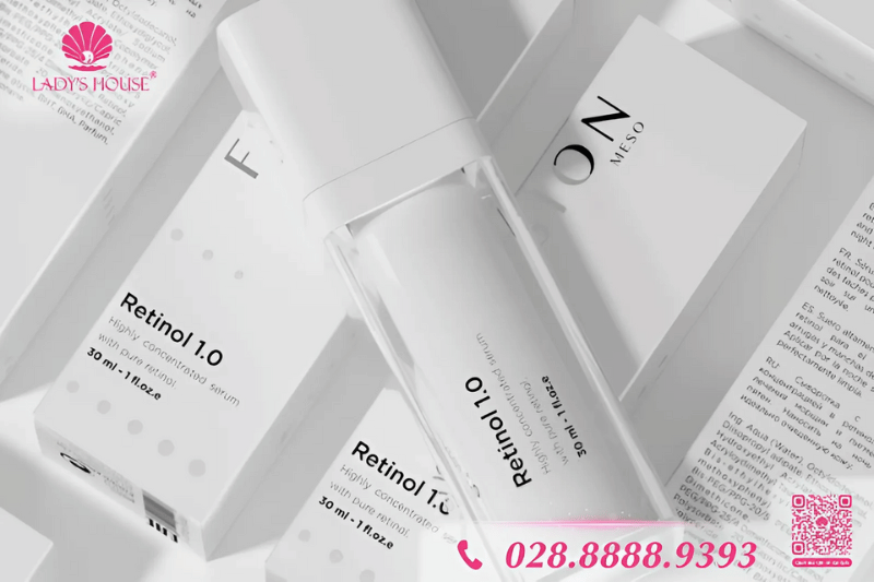 Retinol cho làn da mụn