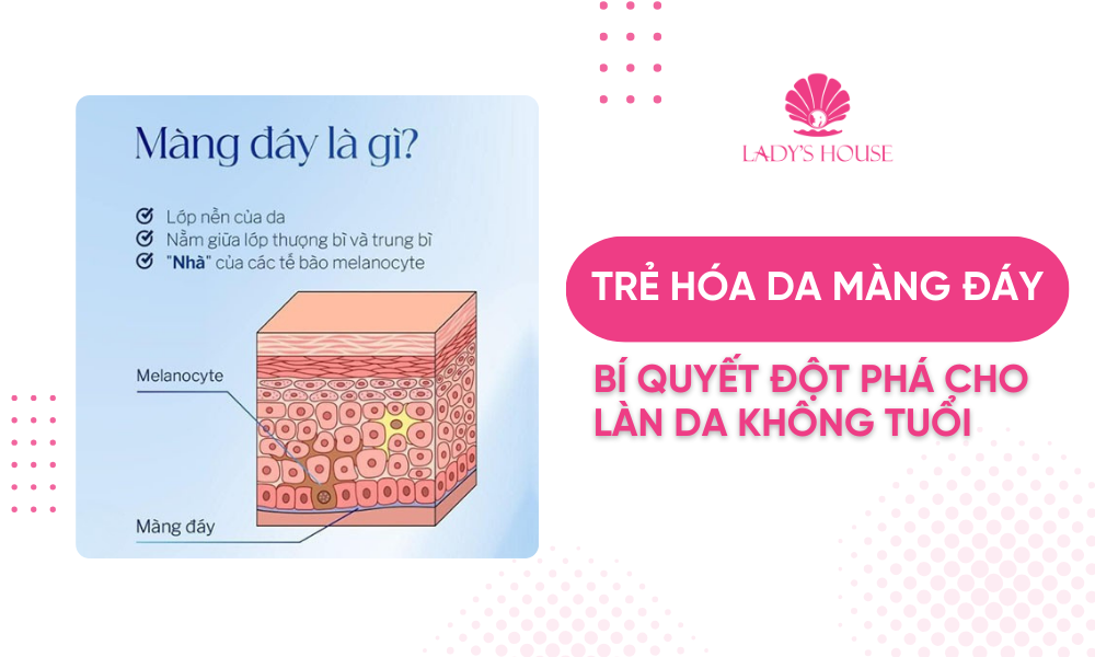 Trẻ Hoá Da Màng Đáy: Bí Quyết Đột Phá Cho Làn Da Không Tuổi Tại Lady's House Spa & Clinic